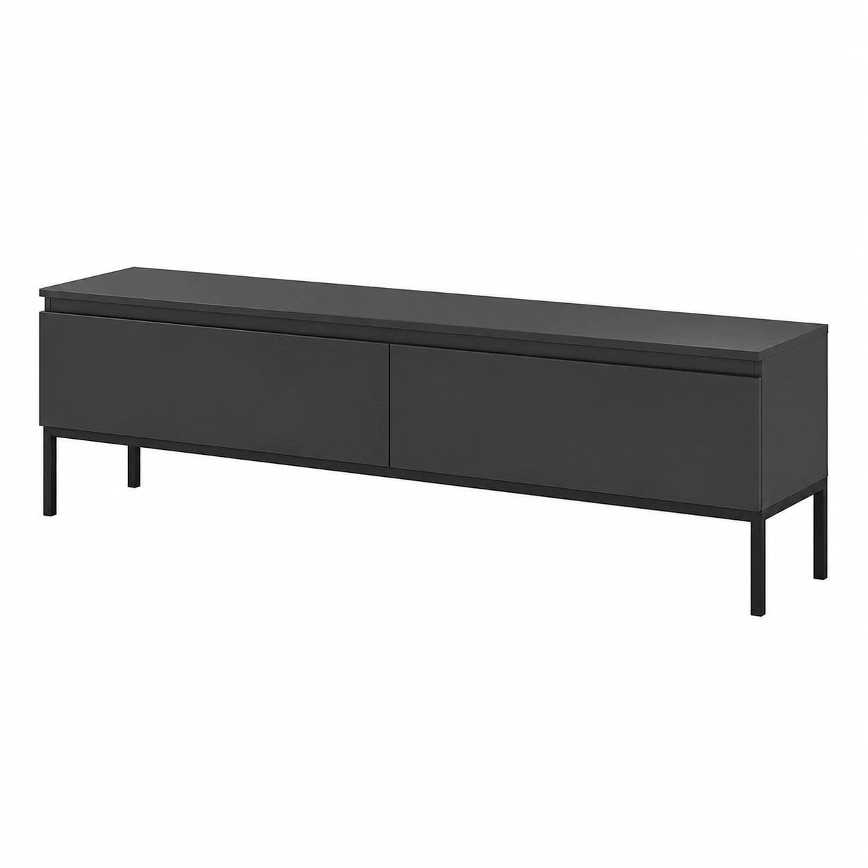 Armoire, avec portes, coloris noir, pour la chambre