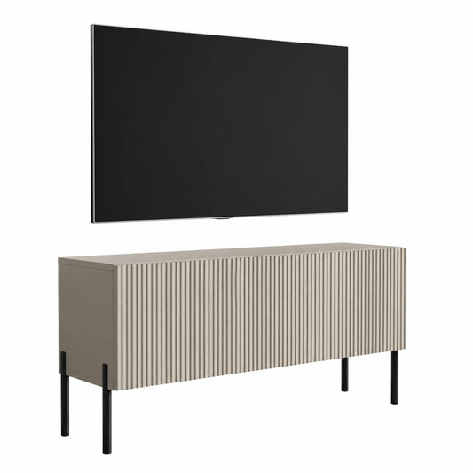 Meuble TV, 100 x 32 x 52 cm, coloris noir, pour le salon