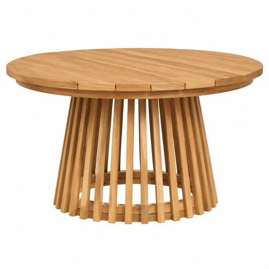 Table, 70 x 70 x 40 cm, coloris marron, pour les espaces de vie