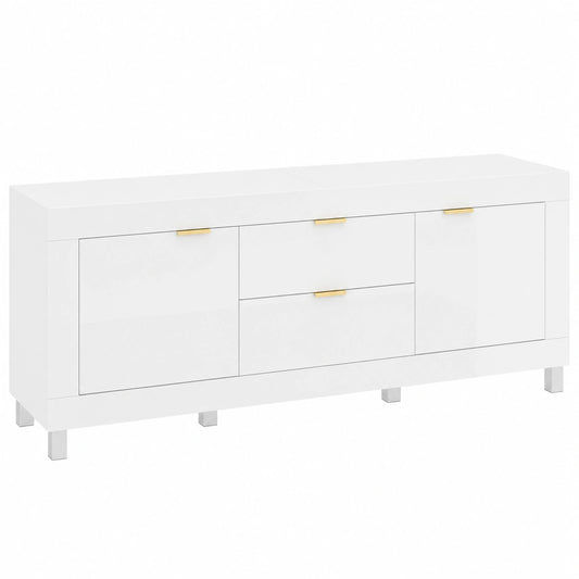 Meuble TV, avec tiroirs, avec portes, 180 x 40 x 66 cm, pour le salon